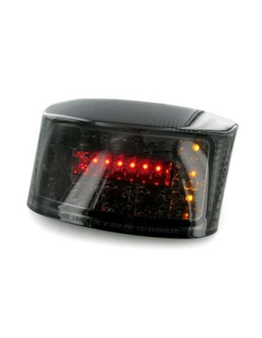 V PARTS Rear Light w/ Integrated Indicators LED Smoked MBK/Yamaha