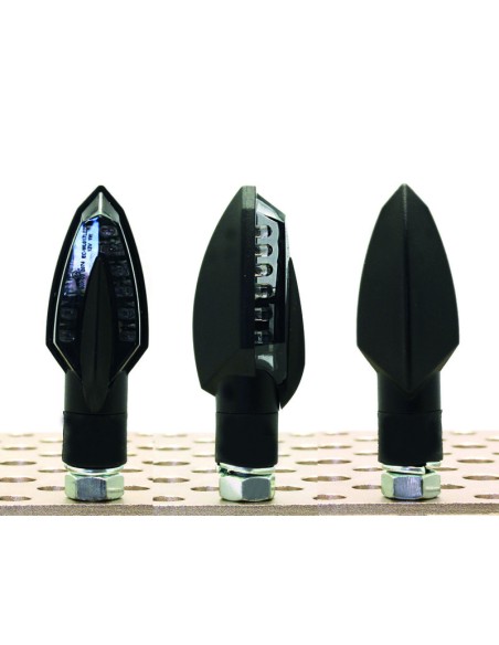 V PARTS Spear LED Indicators Black Universal