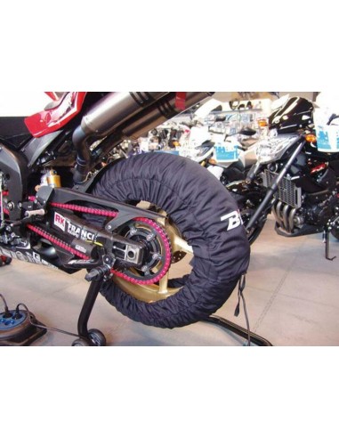 BIHR Home Track EVO2 Autoregulated Tire Warmer Front 120 / Rear 180-200mm Black