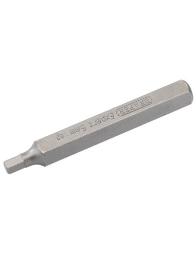 DRAPER hexagonal 5mm spare bits - Length 75mm