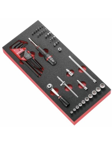 Tools Module FACOM 1/4'' Sockets & Ratchet - Foam Tray