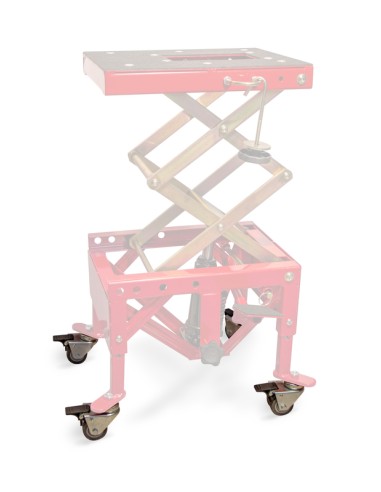 BIHR Wheels with Brake for Hydraulic Lift Stand