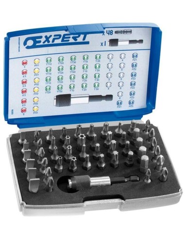 Set biți EXPERT 1/4'' - 48 bucăți