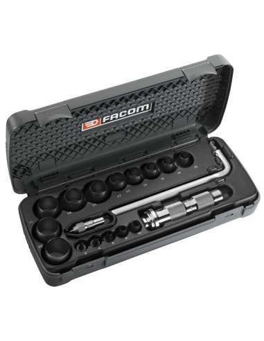 FACOM Hollow Punch Set Suport vârf și busolă Ø3 până la 30 mm