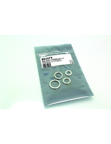 BIHR Set of 4 Oil Drain Seals Aluminium M8/M10/M12/M14