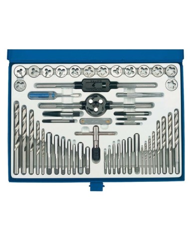 DRAPER Tap & Dies Set Inches and Metric 52pcs