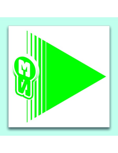 S3 Săgeți de Semnalizare Verde 50 Bucăți 12x12cm