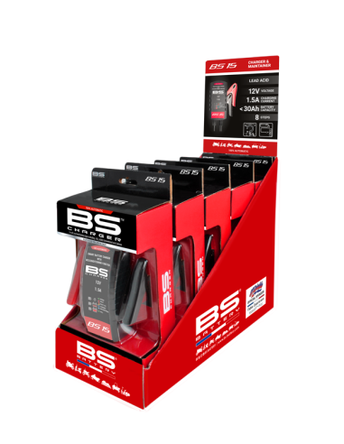 BS BATTERY  BS10 / BS15 / BS30 Chargers Display