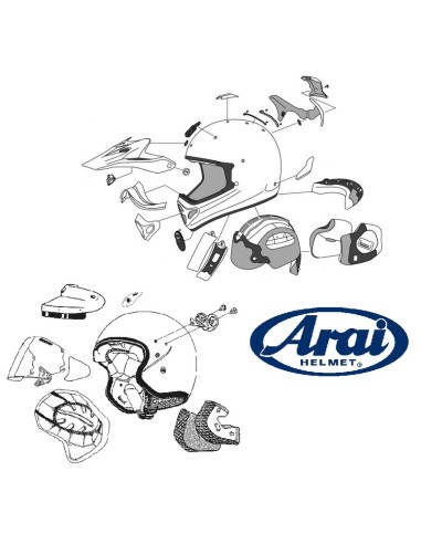 ARAI QV-PRO Top Card