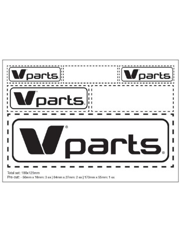 V-PARTS Stickers Sheet