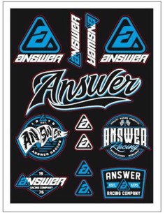 Placa autocolanta ANSWER...