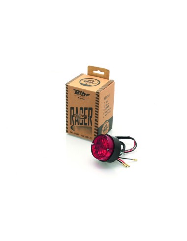 BIHR Beacon Vintage Rear Light Homologated Black