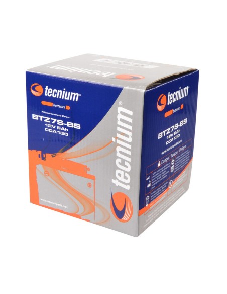 TECNIUM Battery Maintenance Free with Acid Pack - BTZ7S-BS