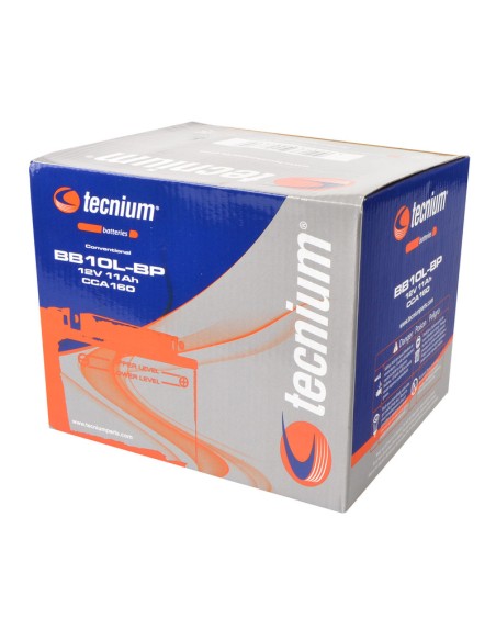 TECNIUM Battery Conventional with Acid Pack - BB10L-BP