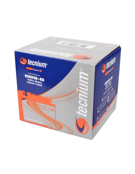 TECNIUM Battery Conventional with Acid Pack - BB9-B
