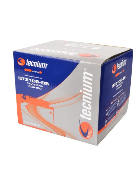 TECNIUM Battery Maintenance Free with Acid Pack - BTZ10S-BS