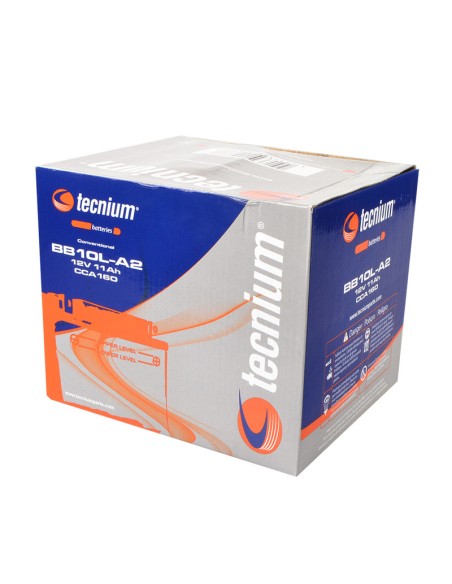 TECNIUM Battery Conventional with Acid Pack - BB10L-A2