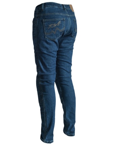 Pantaloni RST Aramid CE Femei Textil - Albastru închis Mărimea 2XL Picior drept XXL