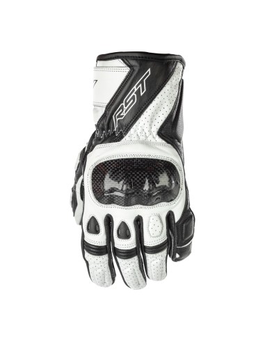 RST Ladies Stunt 3 CE Women Gloves Leather/Textile - White