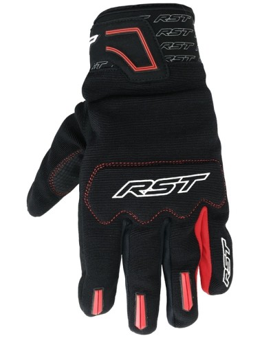 RST Rider Gloves CE Textile Mixte - Roșu Mărimea S/08