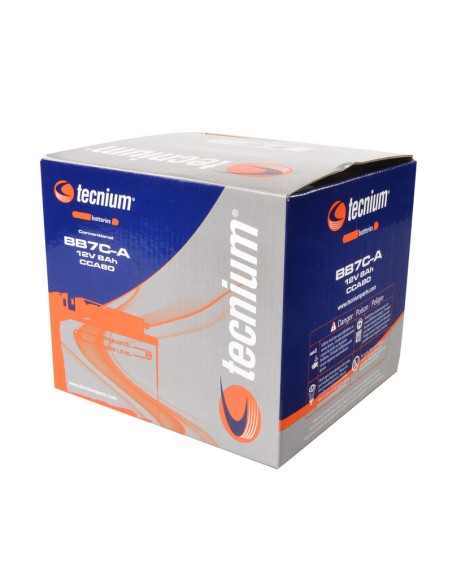 TECNIUM Battery Conventional with Acid Pack - BB7C-A