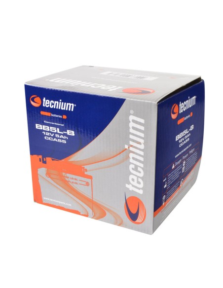 TECNIUM Battery Conventional with Acid Pack - BB5L-B
