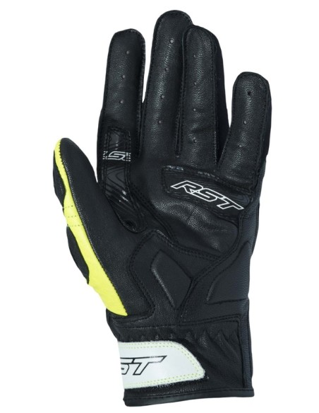 Mănuși RST Stunt III CE Piele/Textil - Flo Yellow Mărimea 2XL/12 Neon Yellow XXL