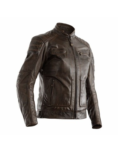 RST Roadster II CE Women Jacket Leather - Brown Size XS