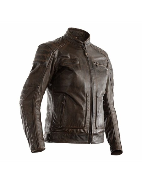 RST Roadster II CE Women Jacket Leather - Brown Size XL