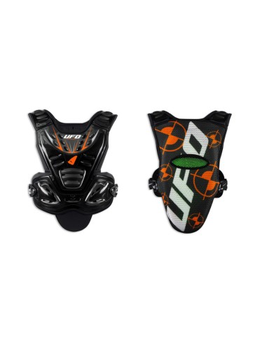 Protector de piept UFO Valkyrie 2 Evo Scurt Negru/portocaliu Negru & Portocaliu S/M