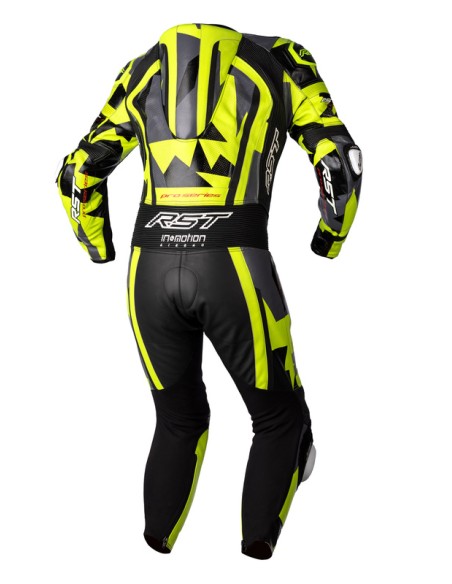 Costum din piele RST Pro Series Airbag CE - Gri/Camo Lime Mărimea XL