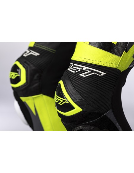 Costum din piele RST Pro Series Airbag CE - Gri/Camo Lime Mărimea XL