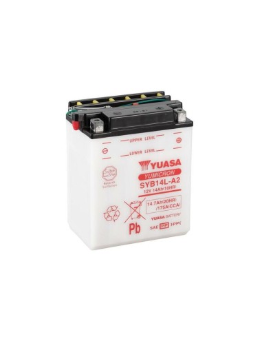 YUASA Battery Conventional without Acid Pack - SYB14L-A2