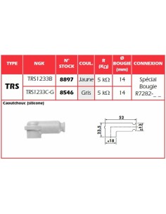 NGK Yellow Spark Plug Cap -... 2