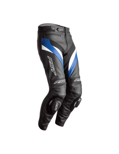 RST Tractech Evo 4 CE Leather Pants - Black/Blue/White Size XXL