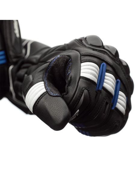 RST Pilot CE Gloves - Black/Blue/White Size 12