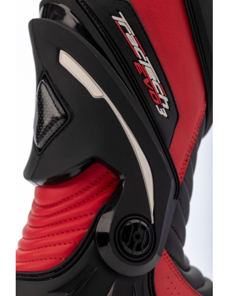RST TracTech Evo 3 Sport Boots - Red/Black Size 46