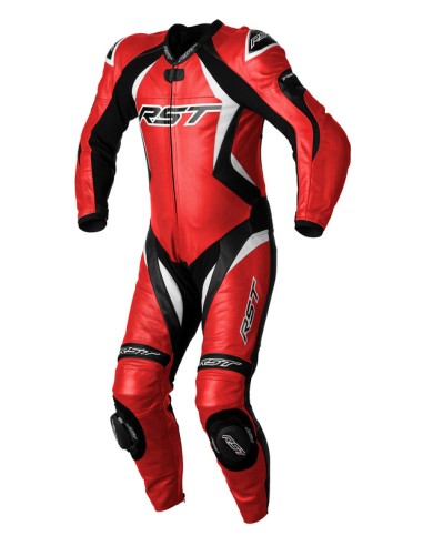 RST Tractech EVO 4 CE Leather Suit - Red/Black/White Size EU50/S