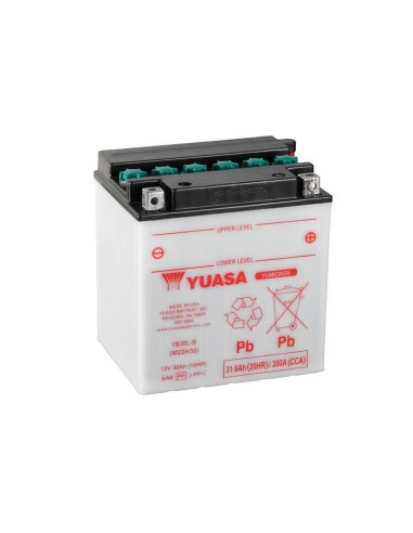 YUASA Battery Conventional without Acid Pack - YB30L-B