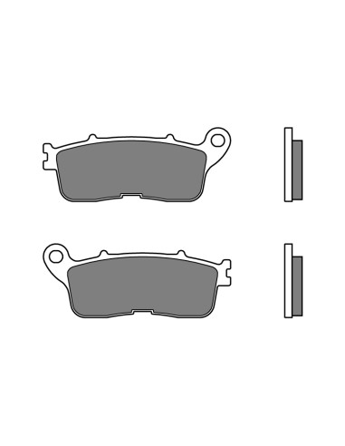 BREMBO Street Sintered Metal Brake pads - 07HO60SP