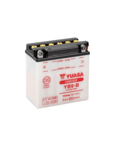 YUASA Battery Conventional with Acid Pack - YB9-B