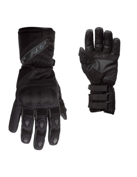 RST X-Raid Waterproof CE Gloves - Black Size 8