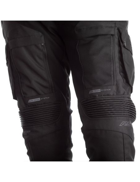 Pantaloni textile RST Pro Series Adventure-X CE - negru/negru Mărimea 4XL picior scurt