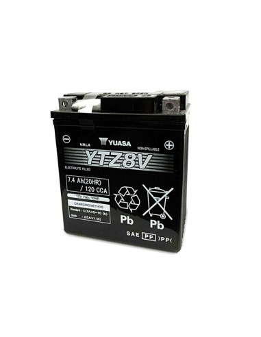 YUASA W/C Battery Maintenance Free Factory Activated - YTZ8V