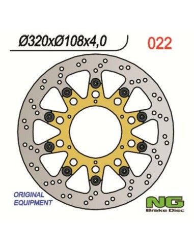 NG BRAKES Round Floating Brake Disc