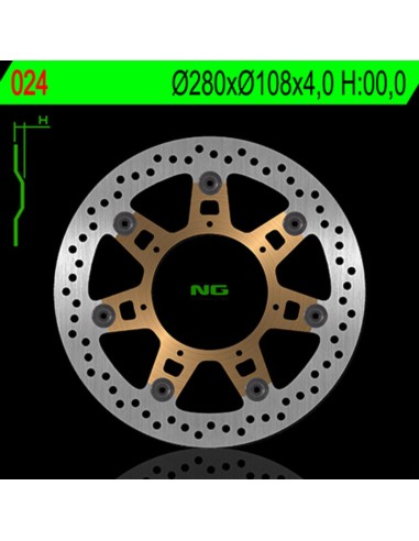 NG BRAKES Round Floating Brake Disc