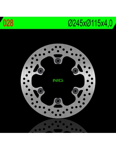 NG BRAKES Round Fixed Brake Disc