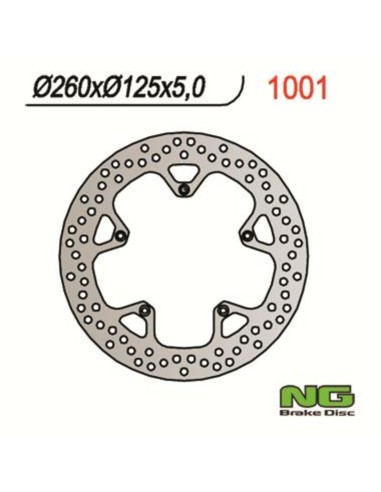 NG BRAKES Round Fixed Brake Disc