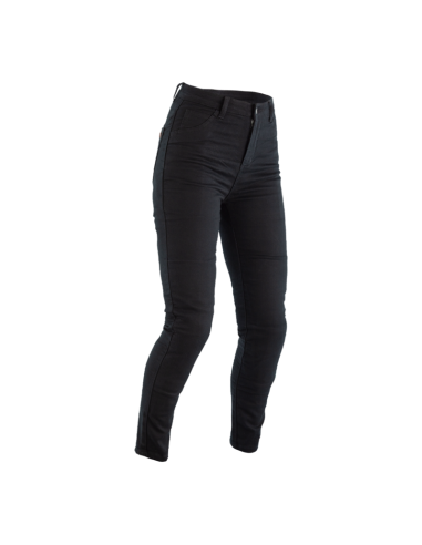 RST Jegging CE Reinforced Ladies Textile Jean - Black Twill Size XS Short Leg