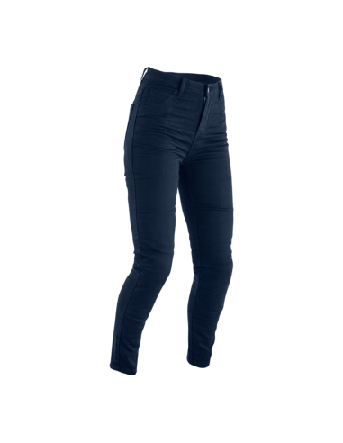 Jean textil pentru femei RST x Kevlar® Jegging CE întărit - albastru indigo Mărimea XS picior scurt negru